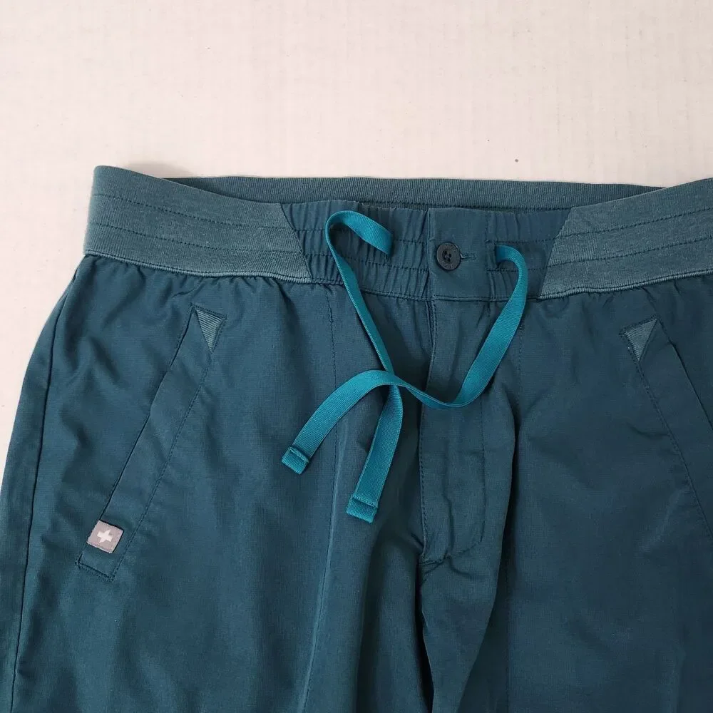 Figs Scrub Joggers Mens XS Caribbean Blue Green Hidmo Fionlite Cargo Pants Nurse